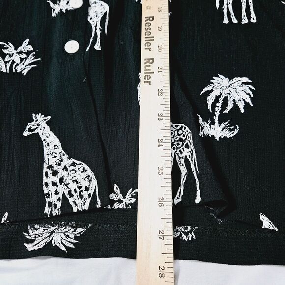 Drapers & Damon's Womens Button Up Blouse Multi-Color Size XL Acetate Blend - Picture 4 of 12